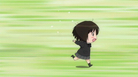Girl Running - An Animated Gif by Miopie on DeviantArt